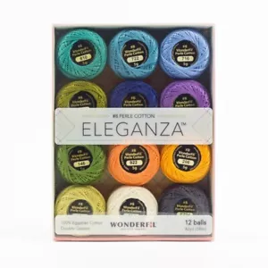 Wonderfil Eleganza™ Thread Pack - Coral Reef - 12 Balls of Solid Color Thread - Picture 1 of 4