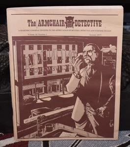 1977 THE ARMCHAIR DETECTIVE Ernest Bramah, Shadow Gallery, Mystery Stories - Picture 1 of 4
