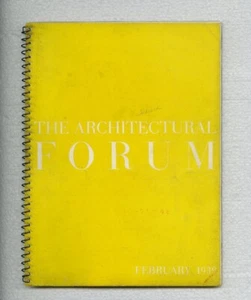 1939 Herbert Matter PLUS 2 in ARCHITECTURAL FORUM Leger NEUTRA Calder Sam WIENER - Imagen 1 de 15