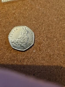 peter rabbit 2018 50p coin - Picture 1 of 2