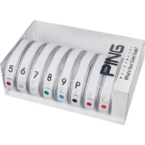 PING 19SS 34549-01 HC-C191 Color Code Iron Cover Set of 8 White from Japan - Picture 1 of 2