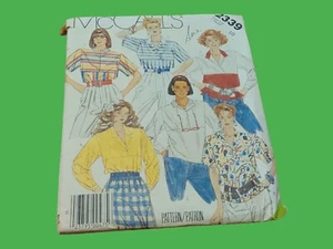 McCalls Pattern # 2339  80's top SZ 10 Complete - Picture 1 of 2