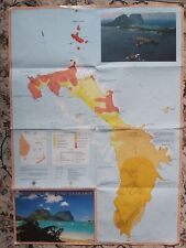 Lord Howe Island poster, geology, double-sided, 840mm×595mm, colour, 1987, rare