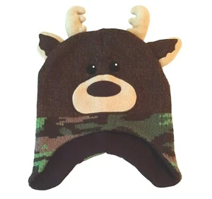 Gorra Healthtex Moose Invierno Camuflaje Niños 2-5T Tejida - Imagen 1 de 9