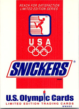 1992 Snickers U.S. Olympic Cards  - Pick / Choose Your Cards