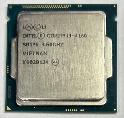 Intel Core i3-4160 3.6GHz 3MB 5GT/s SR1PK LGA1150 CPU Processor - Image 1 of 2