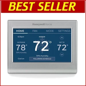 Energy Star Certified Wi-Fi Color Thermostat - Programmable for Ultimate Comfort - Picture 1 of 11