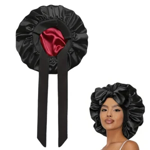 Long Hair Care Women Silk Satin Bonnet Sleep Hat Cap Night Cap Head Wrap Turban - Picture 1 of 16