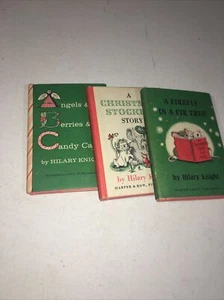 Christmas Nutshell Library by Hilary Knight Vintage Not The Full Set!!! - Picture 1 of 4