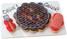 New Cake Toppers BBQ Grill Cake Topper Poptop Layon