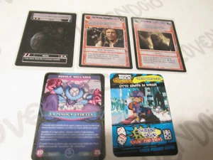 Lotto 5 schede carte collezione Star Wars, Gormiti, Gig come da foto - Imagen 1 de 1