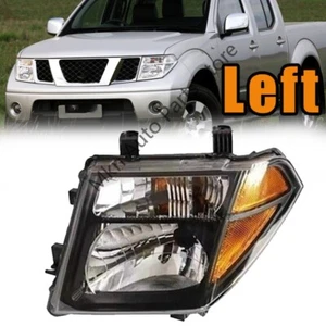Left Running Light Front Bumper Headlight Black For Nissan Navara D40 2005-2009 - Picture 1 of 8