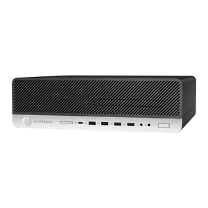 HP EliteDesk 800 G3 SFF Core i7-6700 16GB RAM 256GB NVMe & 1TB HDD Windows 10 PC - Picture 1 of 4