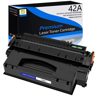 1PK Black Toner for HP Q5942A 42A Toner Cartridge 4250tn LaserJet 4350 Printer - Image 1 of 4