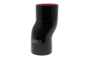 Manguera acopladora desplazada de silicona reforzada HPS 3" ID 6" de largo alta temperatura de 4 capas negra - Imagen 1 de 3