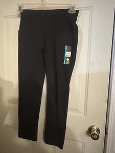 Athletic Works Youth Girls Sweat Black Flannel Pants Pockets Sz L 10-12 NWT - Picture 1 of 5