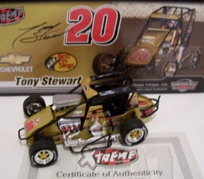 Chevrolet Midget #20 Tony Stewart Color Cromo 2007 ganador del Chili Bowl #20 1/24 Foto 1 de 3