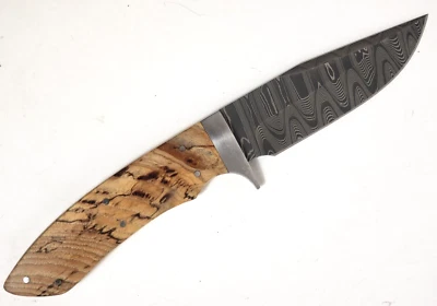 Cuchillo de combate/bota Norris personalizado hoja Damasco mango de madera 8-1/2" Foto 1 de 4