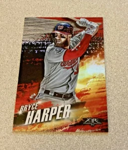 2018 Topps Fire Hot Starts #HS-10 Bryce Harper Nationals - Picture 1 of 2