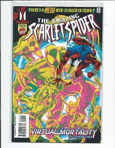 The Amazing Scarlet Spider #1 By Tom DeFalco, Mike Lackey and Mark Bagley - Picture 1 of 2
