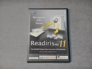 Readiris PRO 11 Reconocimiento de Pruebas Software OCR MAC OS Región Libre Inglés/Alemán - Imagen 1 de 2