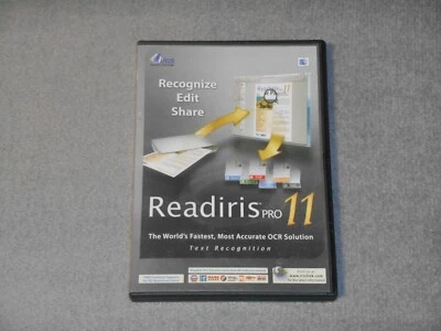 Readiris PRO 11 Test Recognition OCR Software MAC OS Region Free English /German - Image 1 of 2