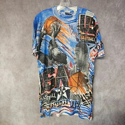 Camisa AOP L NUEVA CON ETIQUETAS De Colección Años 90 Michael Jordan Magic Johnson EE. UU. Dream Team Olímpico Foto 1 de 4
