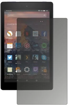 Screen Protector for Amazon Fire HD 8 (2018) Privacy Filter 4-Way Protection - Image 1 of 4