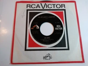 Ed Ames - All My Love's Laughter Mint Original Pressing 45 RPM RCA Record 1968 - Picture 1 of 3