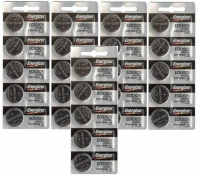 25 NEW Fresh Genuine Energizer ECR2025 CR2025 3V battery [USA SELLER] - Image 1 of 4