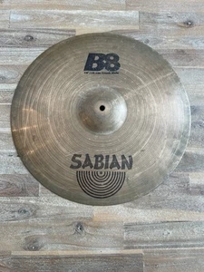 Vintage Sabian B8 18” 45cm Crash Ride Cymbal 1600 Grams FREE SHIPPING - Picture 1 of 5