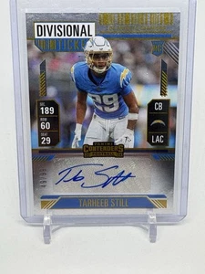 2024 Panini Contenders Tarheeb Still Silver Biglietto Divisionale Auto /99 (E568) - Foto 1 di 3