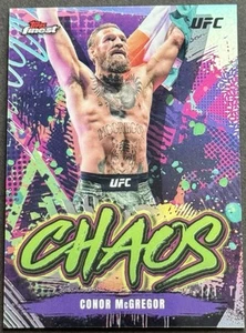 2024 TOPPS UFC FINEST CONOR MCGREGOR CHAOS REFRACTOR SP #CHA-22 - Picture 1 of 2