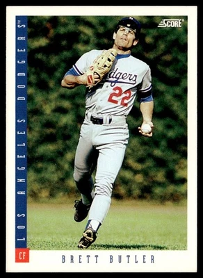 1993 Score Brett Butler Los Angeles Dodgers #20 - Image 1 of 2