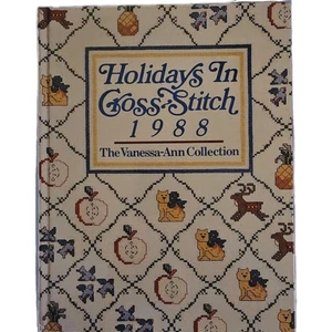 Holidays in Cross Stitch 1988 Vanessa Ann Cross Stitch Pattern Book Charts - Picture 1 of 2