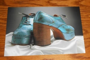 Keith Moon's Platform Shoes Postcard 7x5 The Who RARE - Picture 1 of 2
