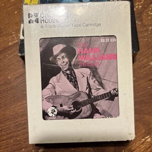 Columbia House 8-Track Tape by Hank Williams Treasury / Brand New ! - Foto 1 di 6