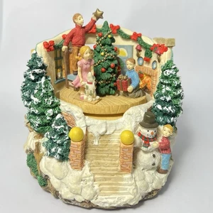 San Francisco Music Box Company Rotating Family Children Trimming Tree Christmas - Picture 1 of 11