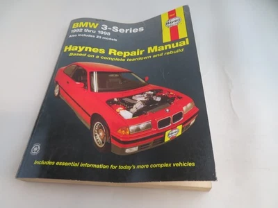 BMW Serie 3 1992 a 1998 Incluye Modelos Z3 Haynes Manual de Reparación Libro 18021 Foto 1 de 4