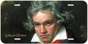 Ludwig Van Beethoven Novelty Car License Plate - Picture 1 of 3