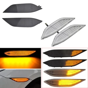 2PCS For Porsche Cayenne 2011 2012 2013 2014 LED Dynamic Side Marker Light - Picture 1 of 16