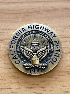 California Highway Patrol Police 2025 Presidential Inauguration Challenge Coin - Picture 1 of 2