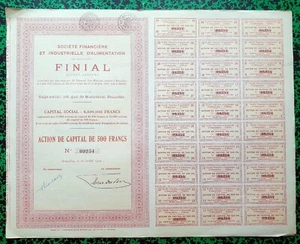 Belgique- Bruxelles 108 Quai de Mariemont - Secteur de l'Alimentation 30/07/1929 - Bild 1 von 2