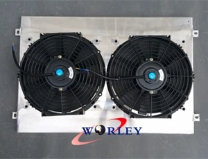 Aluminum Radiator Shroud +Thermo fan for Holden Kingswood HD HK HT HG 6Cyl - Picture 1 of 5