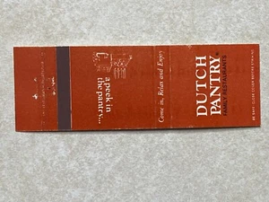 AT272 Vintage Matchbook Cover Dutch Pantry Family Restaurant Tampa Florida FL - Picture 1 of 2