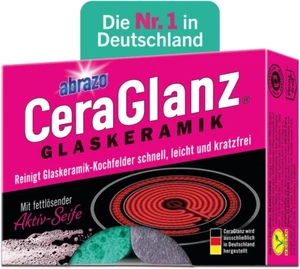 Abrazo Ceraglanz Glaskeramik - 2 Ceranfeldreiniger, Antibakterieller Glaskeramik - Bild 1 von 12