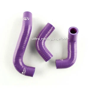 Purple Fit KAWASAKI KX 60 SUZUKI RM 60 1985-2003 Silicone Radiator Coolant Hoses - Picture 1 of 7
