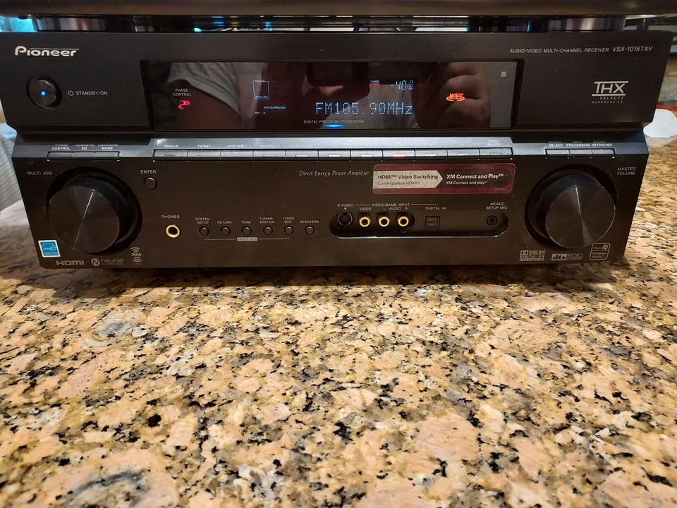 EXCELLENT Pioneer VSX-1016TXV Bundle AV Receiver 1080p HDMI+ Manual+REMOTE - Image 1 of 4