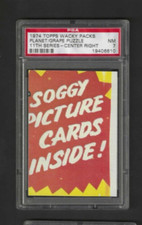 1974 Topps Wacky Packages Planet of the Grapes Puzzle CR 11th Series PSA 7