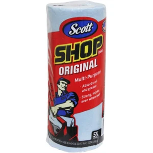 Scott Shop Towels 1/2/3/4/5/6/7/8 Rolls Absorbs Liquids, Oils and Grease Sheets - Picture 1 of 1